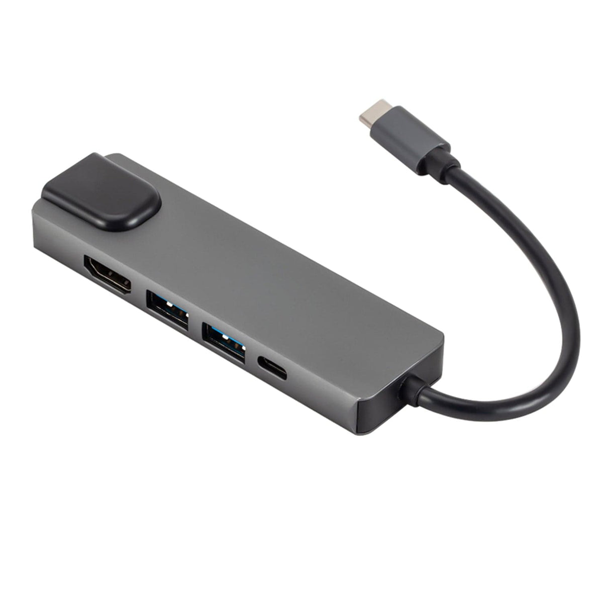 SaharaCase 5-in-1 USB-C Hub - 4K HDMI, Ethernet, 100W PD Charging