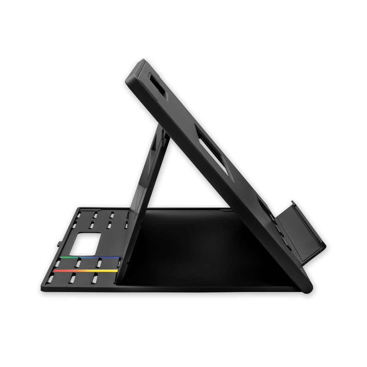 Kensington SmartFit Easy Riser Laptop Cooling Stand, 13" x 9.5" x 0.8" to 7.1", Black, Supports 8 lbs