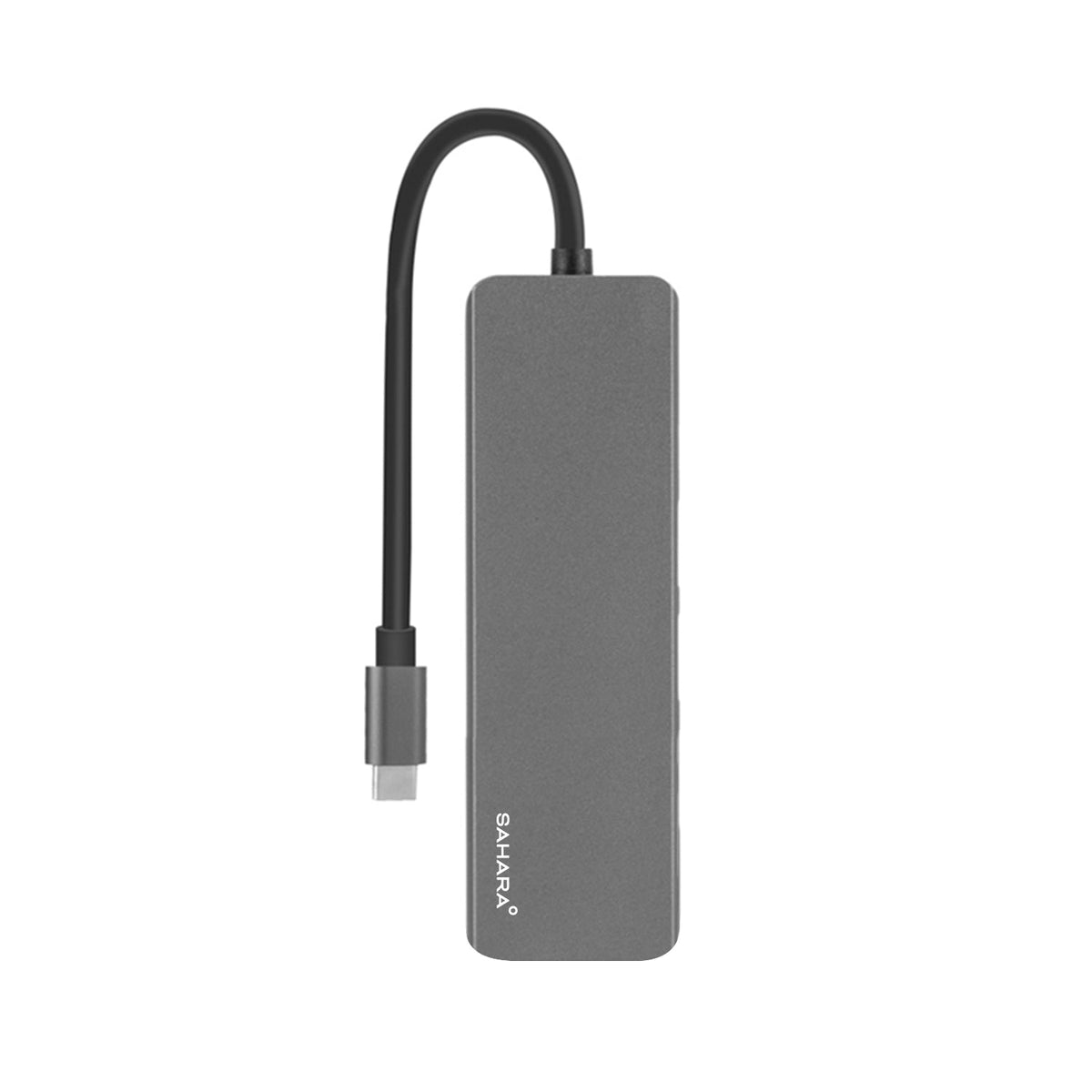 SaharaCase 5-in-1 USB-C Hub - 4K HDMI, Ethernet, 100W PD Charging