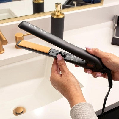 CHI Original Ceramic Hair Straightener Flat Iron 1" Floating Plates Black - Imperfect Box