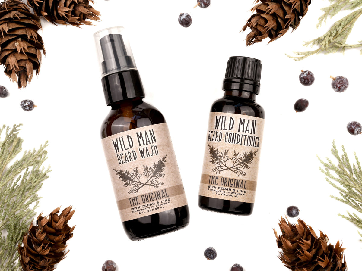 Wild Man Two-Piece Beard Grooming Gift Set