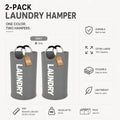 115L Collapsible Laundry Hampers – 2-Pack