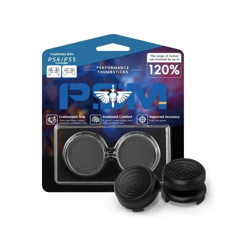 2PCS High-Rise Analog Stick Cap for PS4 PS5 Xbox One | FPS Precision Thumb Grip Joystick Cover