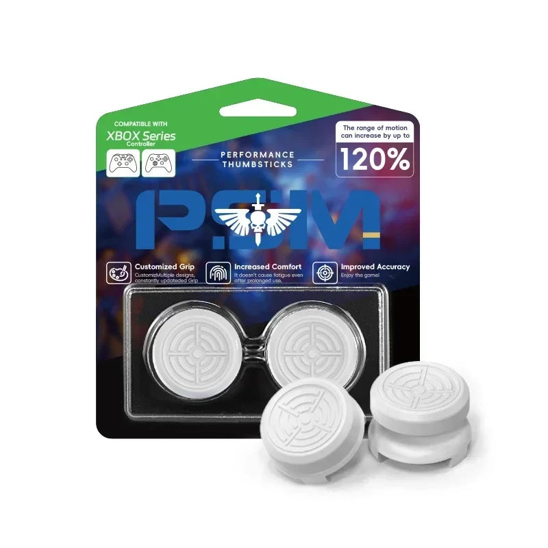 2PCS High-Rise Analog Stick Cap for PS4 PS5 Xbox One | FPS Precision Thumb Grip Joystick Cover