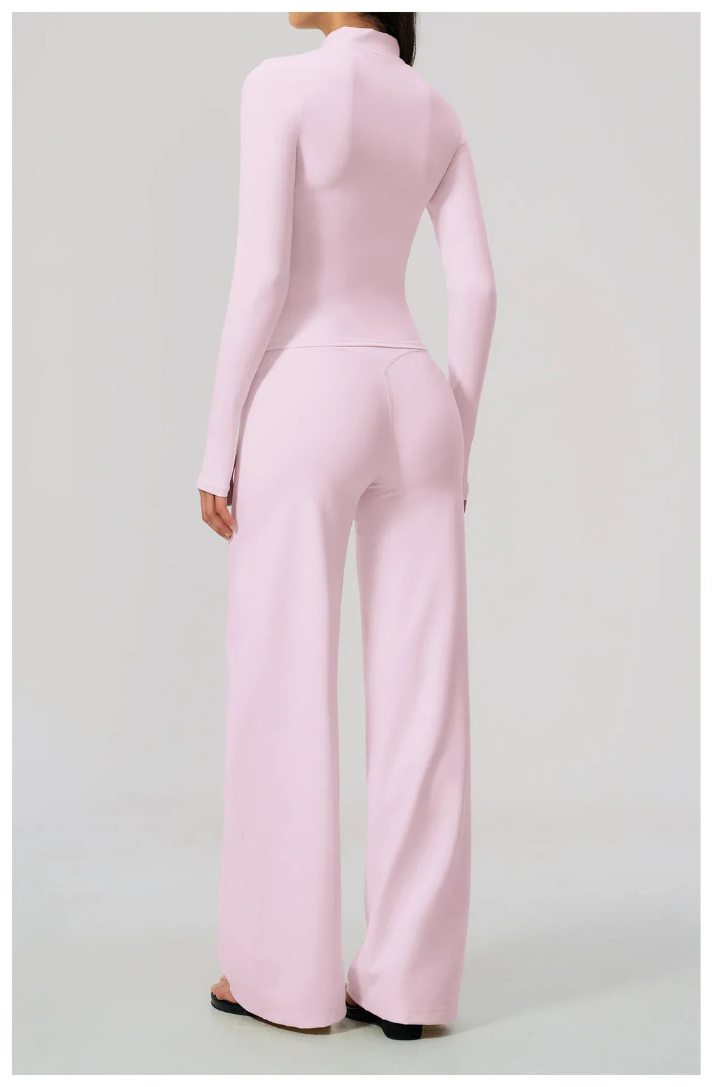 3 PCS Yoga Sets Women Long Sleeve Zipper Slim Jacket+sports Bra+high Waist Flare Pants Fitness Suits Gym Exercise Athletic Wear