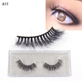 LEHUAMAO 5D Mink Hair False Eyelashes Wispy Cross Natural Mink Lashes Fluffy Eyelash Extension Tools Makeup Handmade Eye lashes
