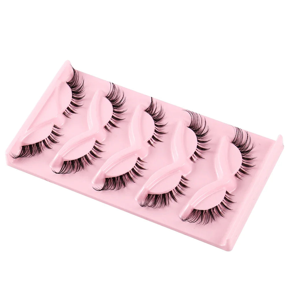 End Eye Elongated Eyelashes Clear Band Lashes Eyelash Extension Manga Lashes