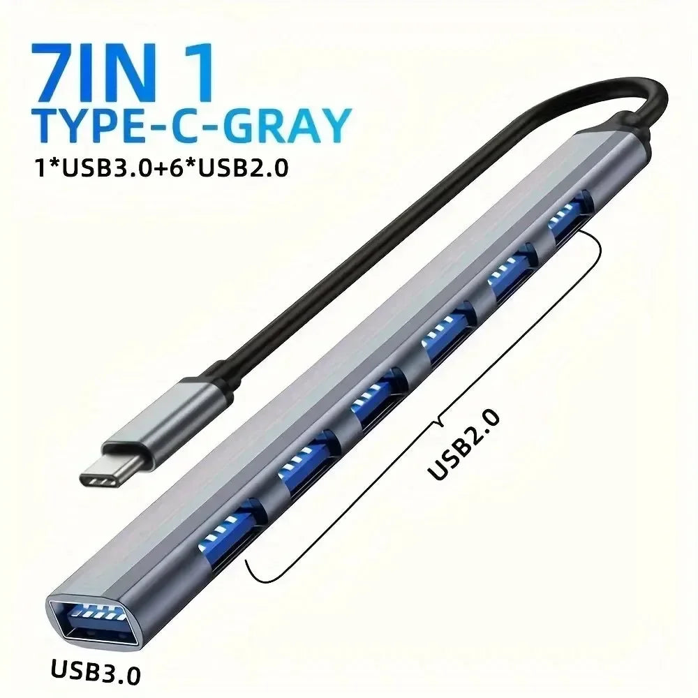 USB C Hub 8 in 1, 4K HDMI Adapter with SD, RJ45 & PD