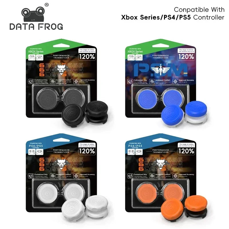 2PCS High-Rise Analog Stick Cap for PS4 PS5 Xbox One | FPS Precision Thumb Grip Joystick Cover