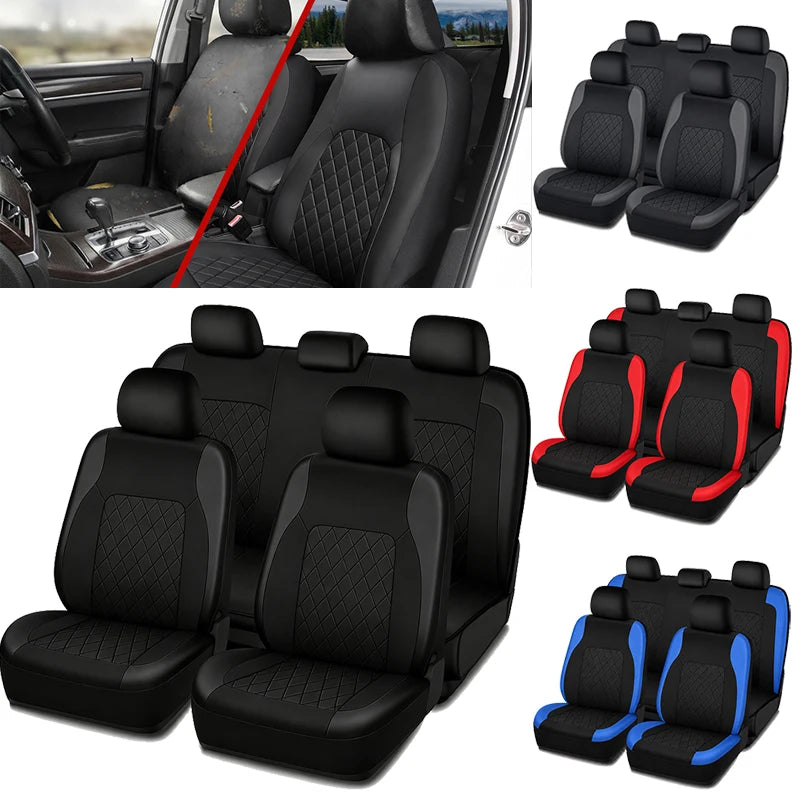 AUTOYOUTH Faux-Leather Car Seat Covers
