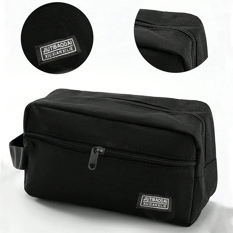Men's Business Toiletry Bag, Travel Makeup Organizer, Large Capacity Storage Pouch, Durable Fashion Design, Ideal for Daily Use