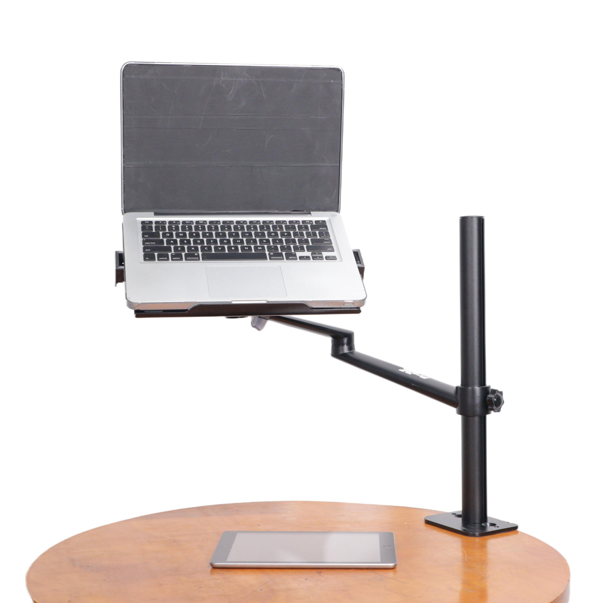ProX X-FLEXARMBLK - Black Adjustable Arm Mount Mount Stand For 12-17" Laptop,VESA 75X75 and 100X100 fit 17-32" Monitor, For DJ Flight Case/Table