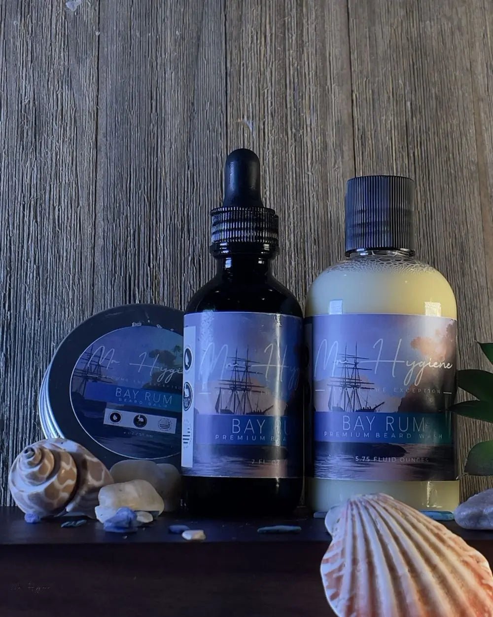Bay Rum Mens Beard Kit – Bold Scent, Full Grooming Set