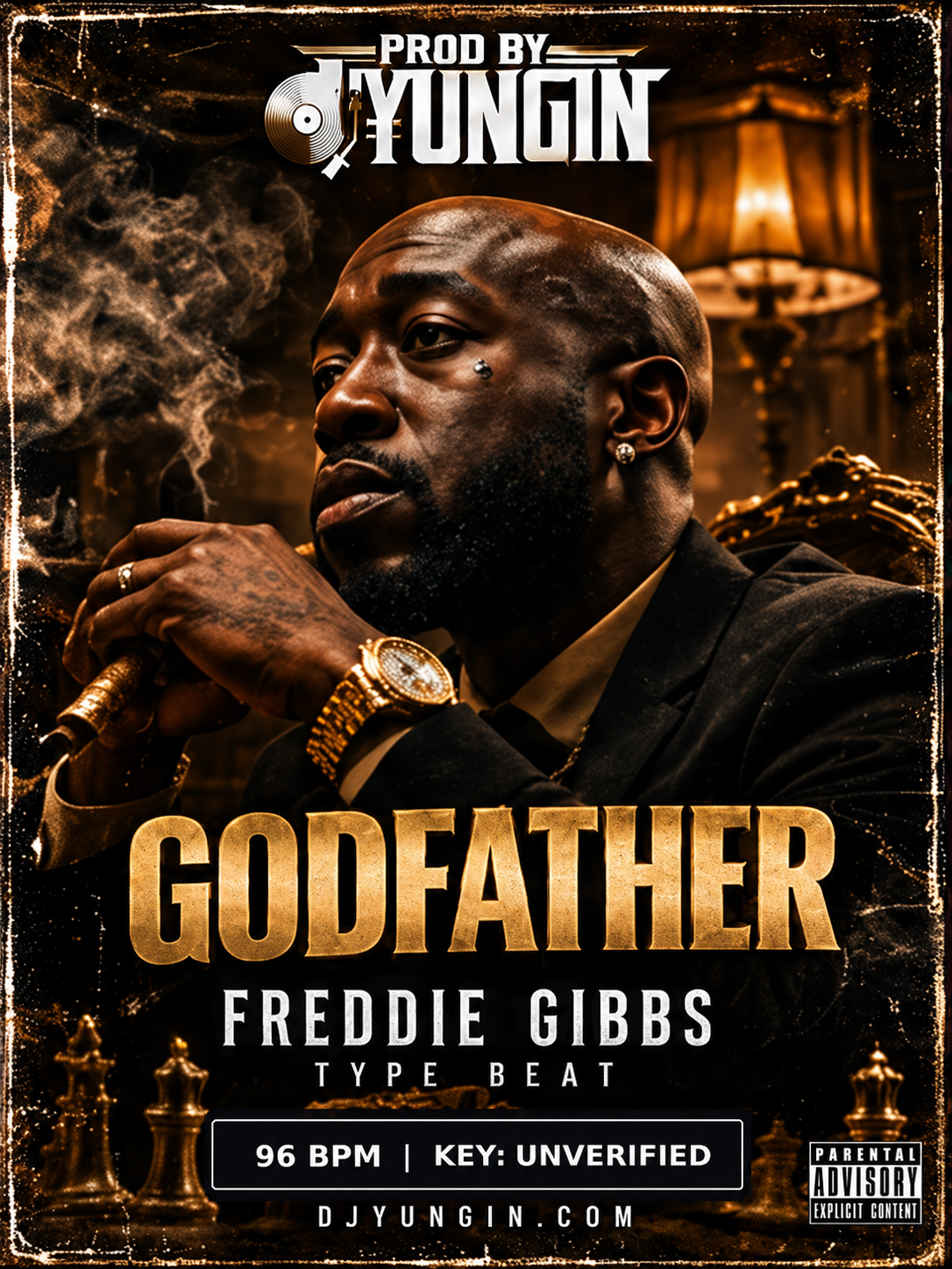 GODFATHER beat cover without year, Prod by DJ Yungin