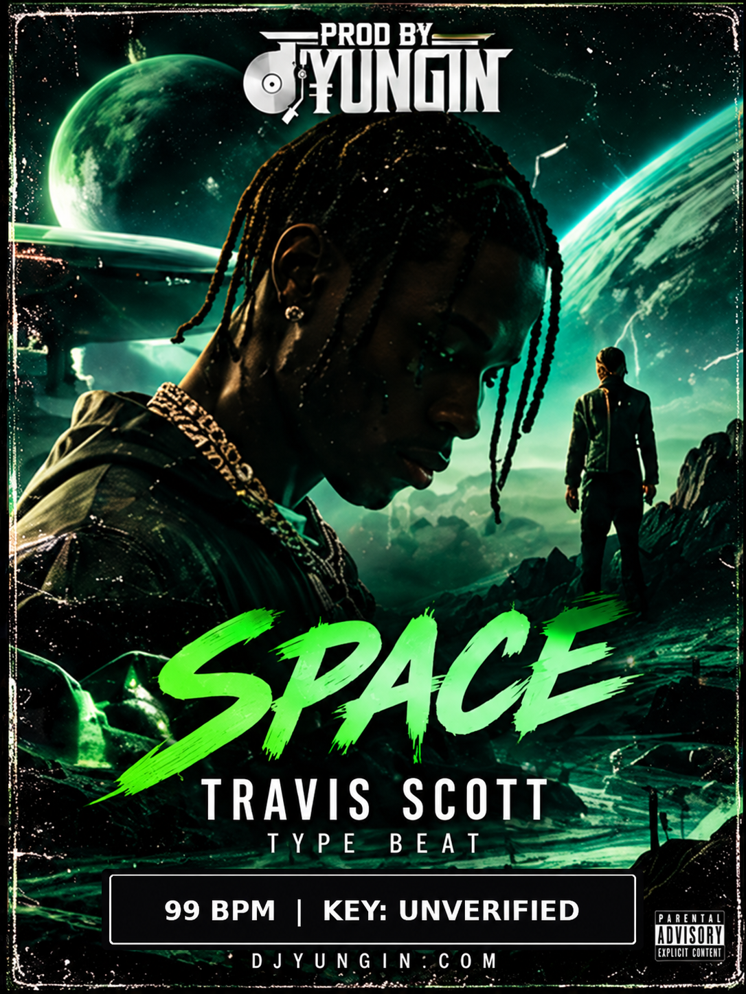 SPACE beat cover without year, Prod by DJ Yungin