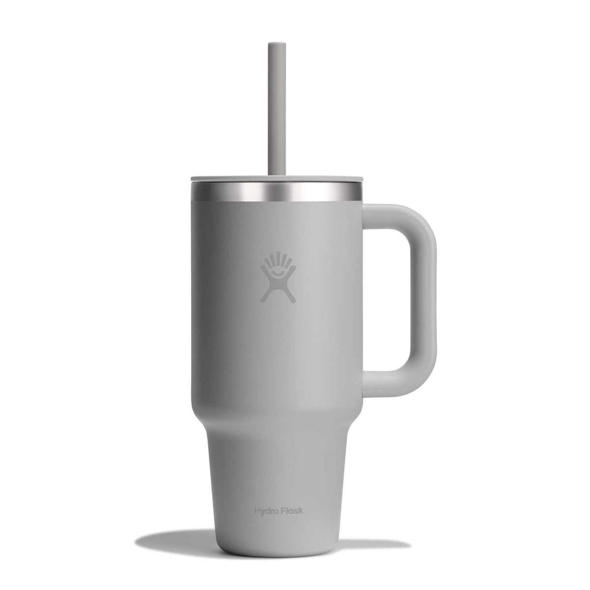 Hydro Flask 40 Oz Travel Tumbler with Handle, Lid and Straw - Insulated Stainless Steel in Sugarplum