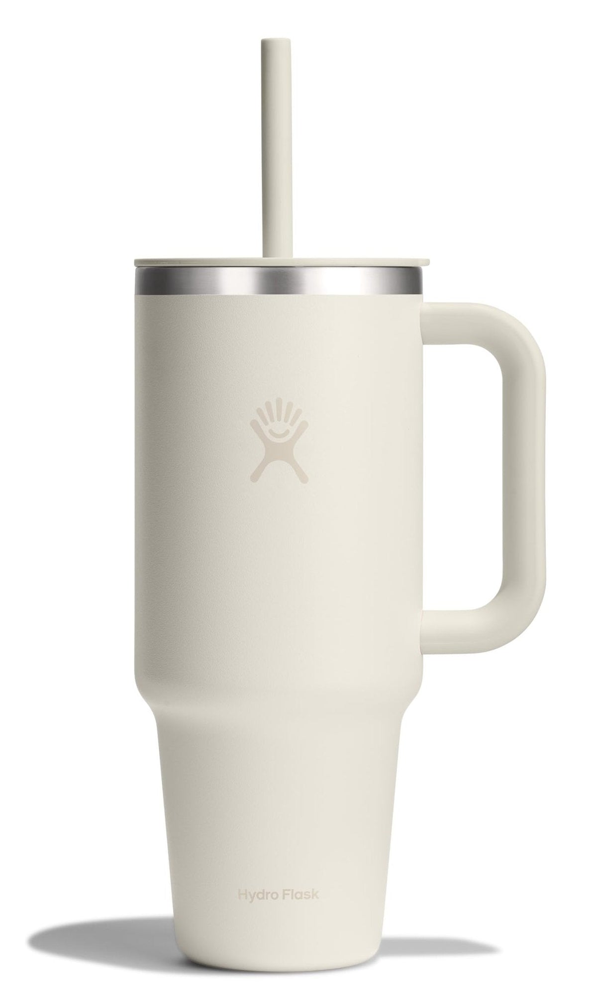 Hydro Flask 40 Oz Travel Tumbler with Handle, Lid and Straw - Insulated Stainless Steel in Sugarplum