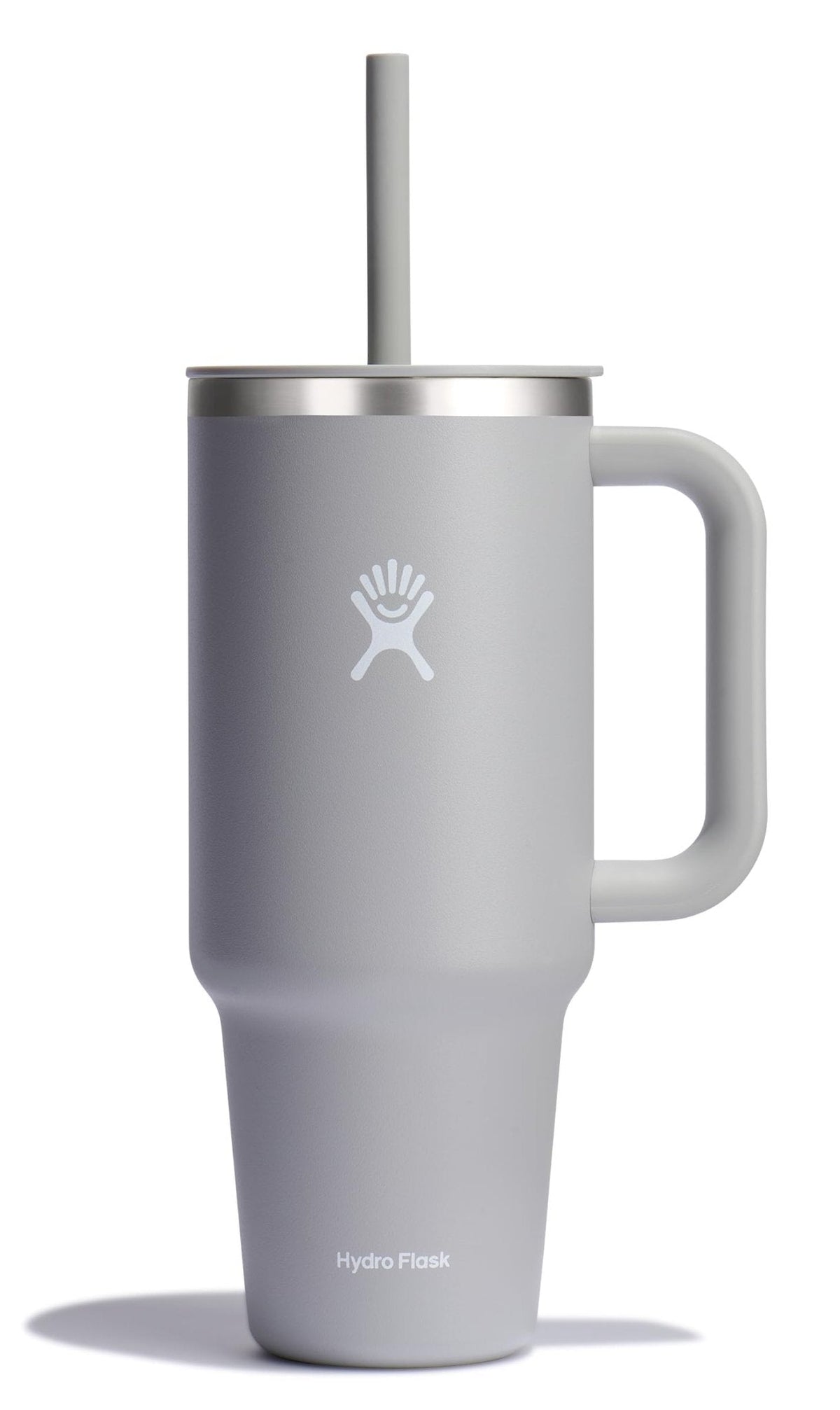 Hydro Flask 40 Oz Travel Tumbler with Handle, Lid and Straw - Insulated Stainless Steel in Sugarplum