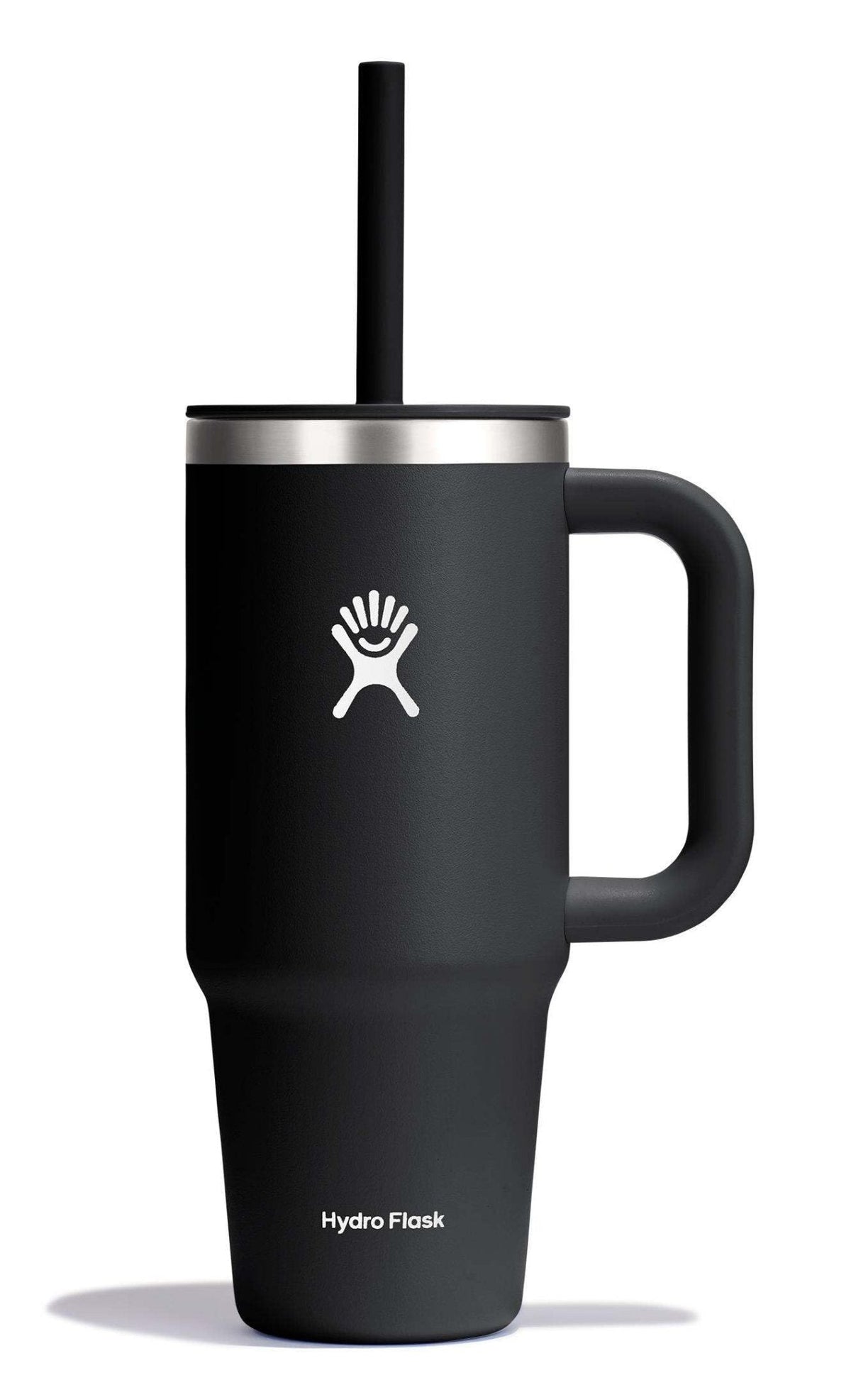 Hydro Flask 40 Oz Travel Tumbler with Handle, Lid and Straw - Insulated Stainless Steel in Sugarplum
