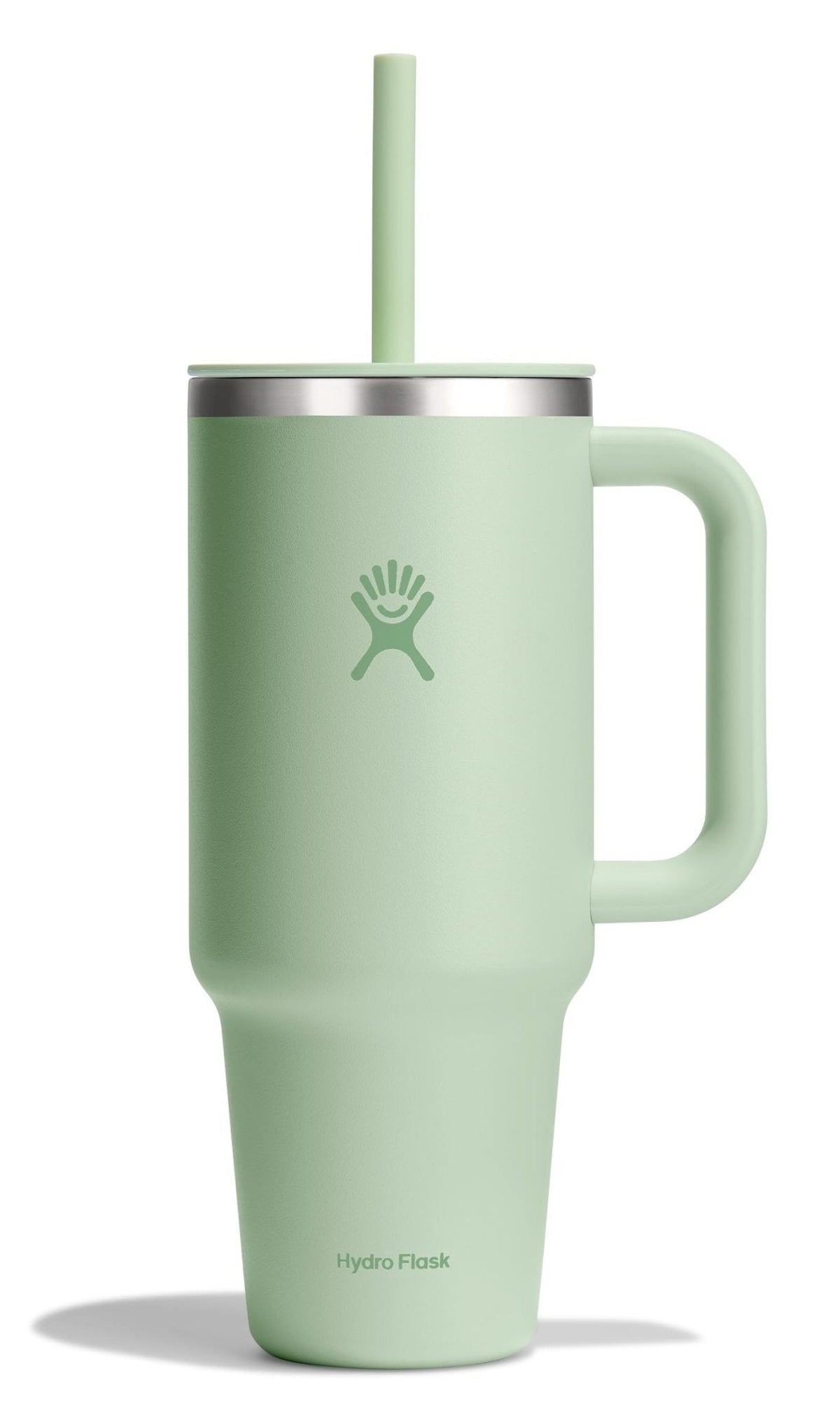 Hydro Flask 40 Oz Travel Tumbler with Handle, Lid and Straw - Insulated Stainless Steel in Sugarplum