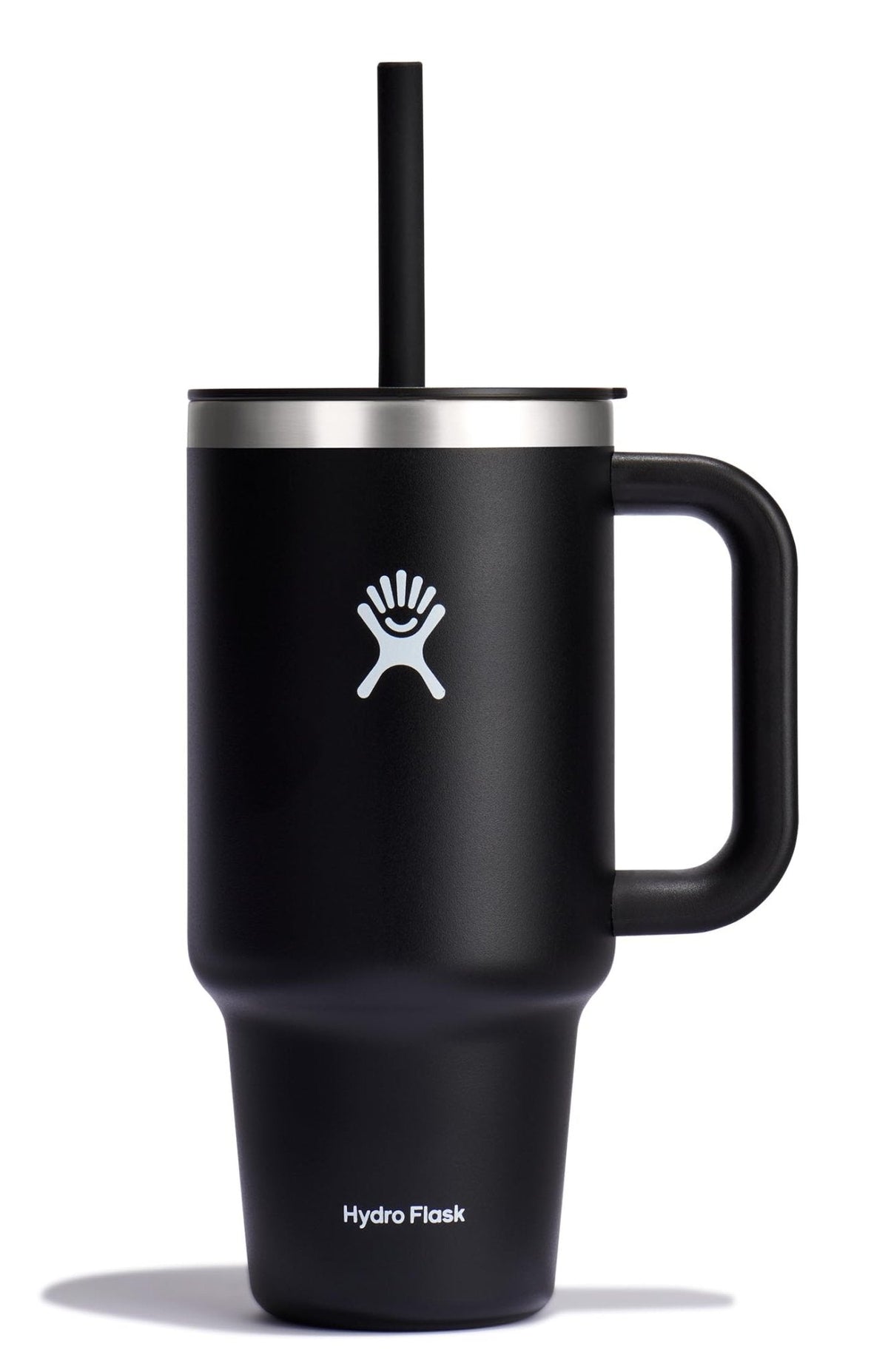 Hydro Flask 40 Oz Travel Tumbler with Handle, Lid and Straw - Insulated Stainless Steel in Sugarplum
