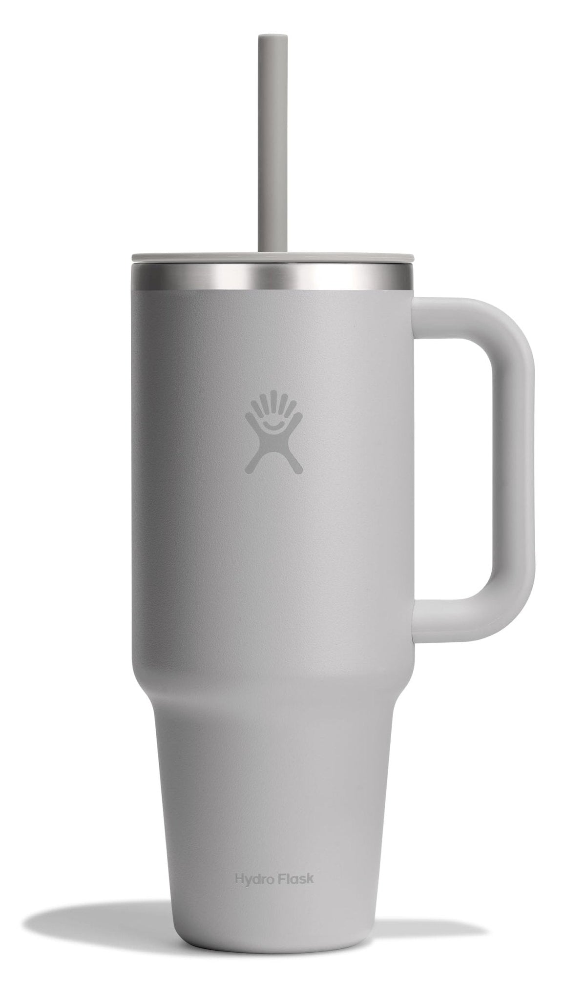 Hydro Flask 40 Oz Travel Tumbler with Handle, Lid and Straw - Insulated Stainless Steel in Sugarplum