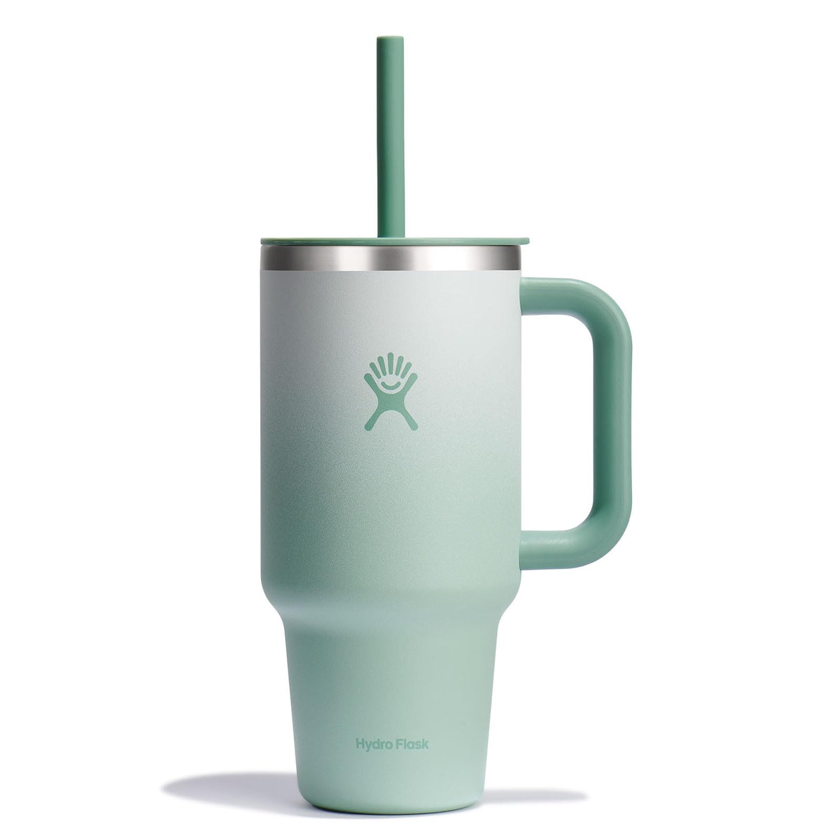Hydro Flask 40 Oz Travel Tumbler with Handle, Lid and Straw - Insulated Stainless Steel in Sugarplum