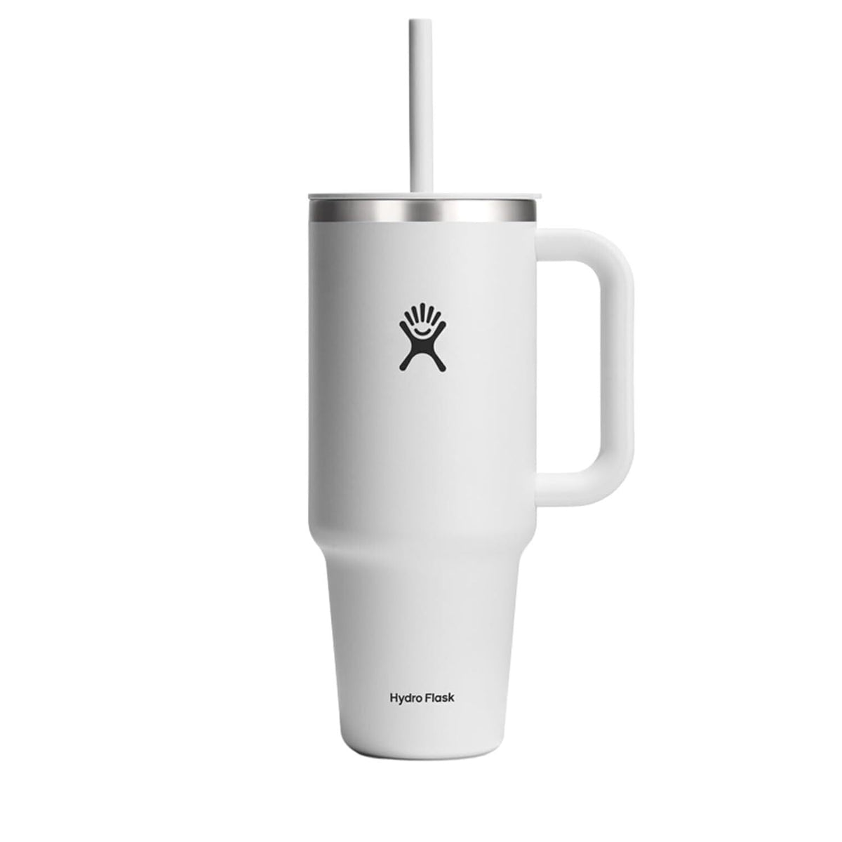 Hydro Flask 40 Oz Travel Tumbler with Handle, Lid and Straw - Insulated Stainless Steel in Sugarplum