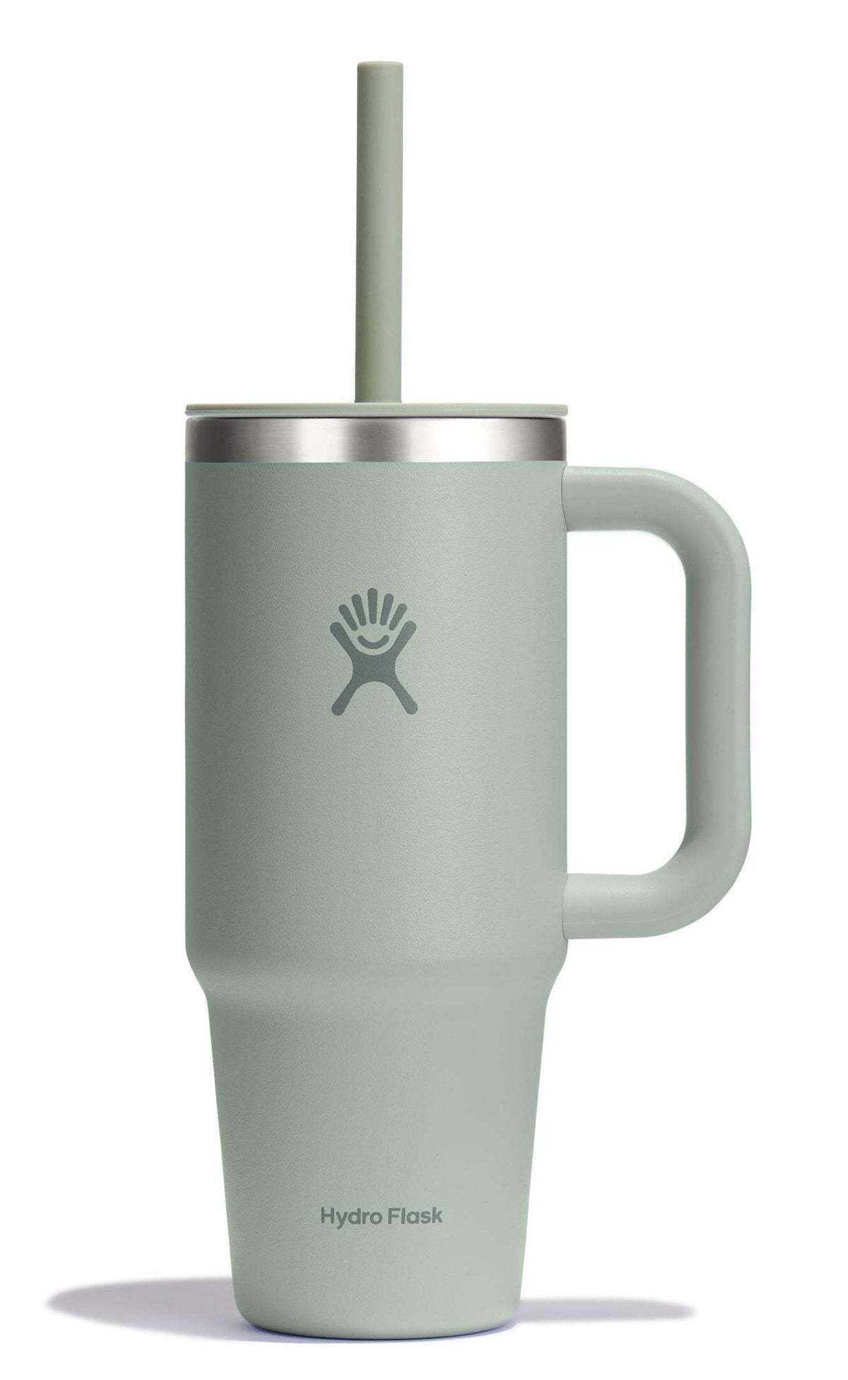 Hydro Flask 40 Oz Travel Tumbler with Handle, Lid and Straw - Insulated Stainless Steel in Sugarplum