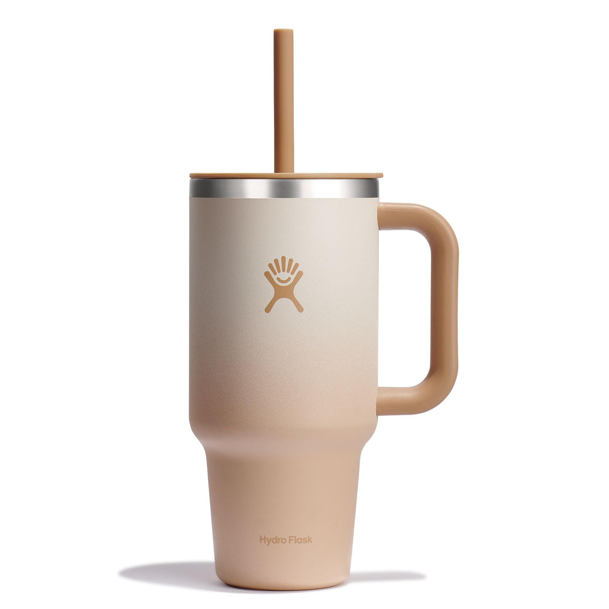 Hydro Flask 40 Oz Travel Tumbler with Handle, Lid and Straw - Insulated Stainless Steel in Sugarplum