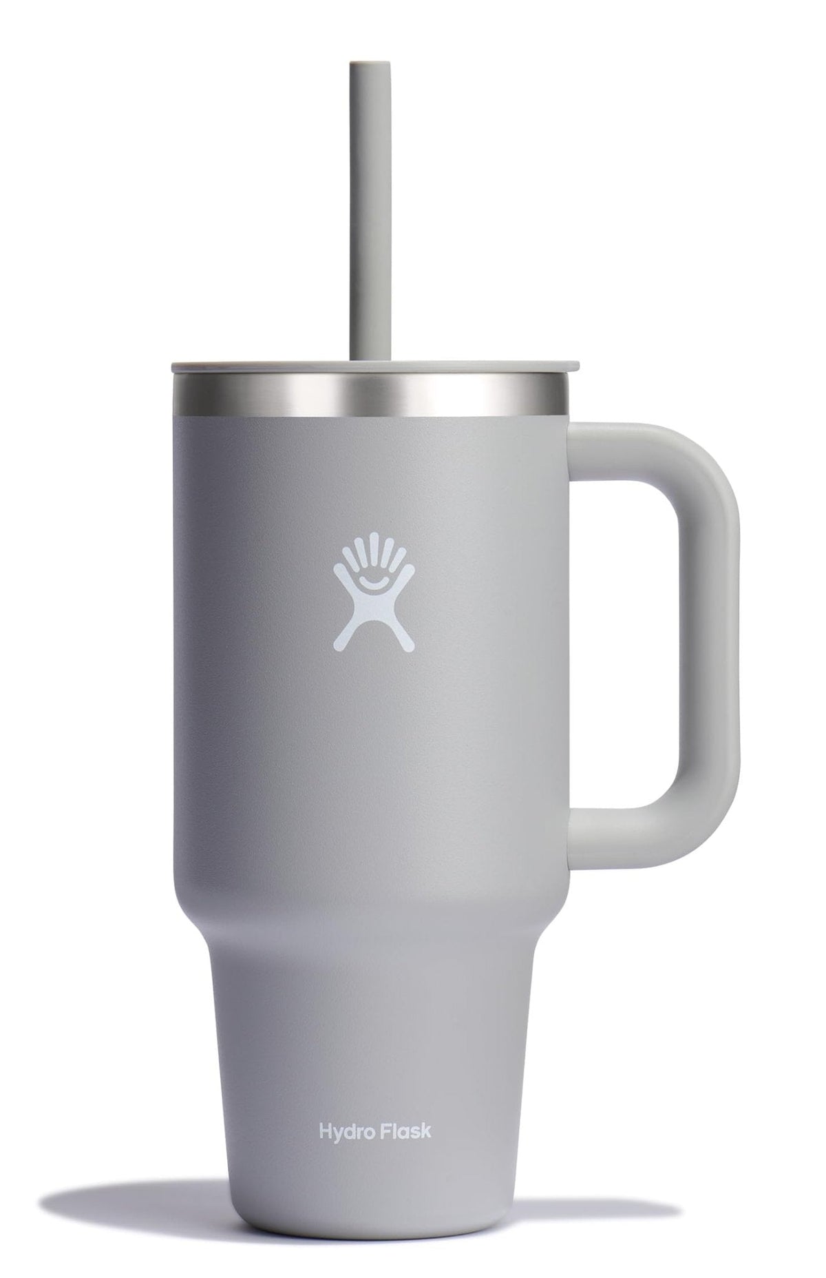 Hydro Flask 40 Oz Travel Tumbler with Handle, Lid and Straw - Insulated Stainless Steel in Sugarplum