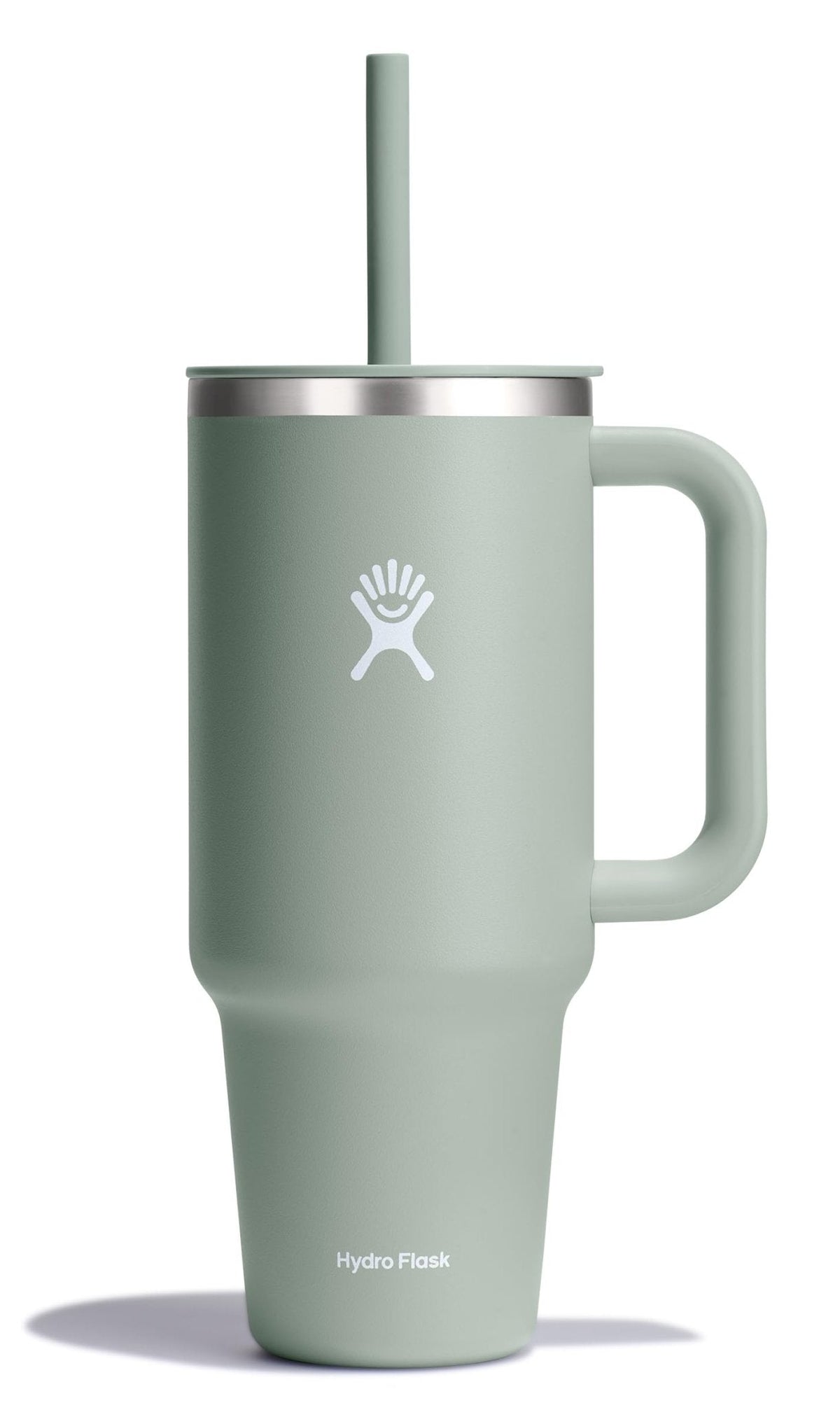 Hydro Flask 40 Oz Travel Tumbler with Handle, Lid and Straw - Insulated Stainless Steel in Sugarplum