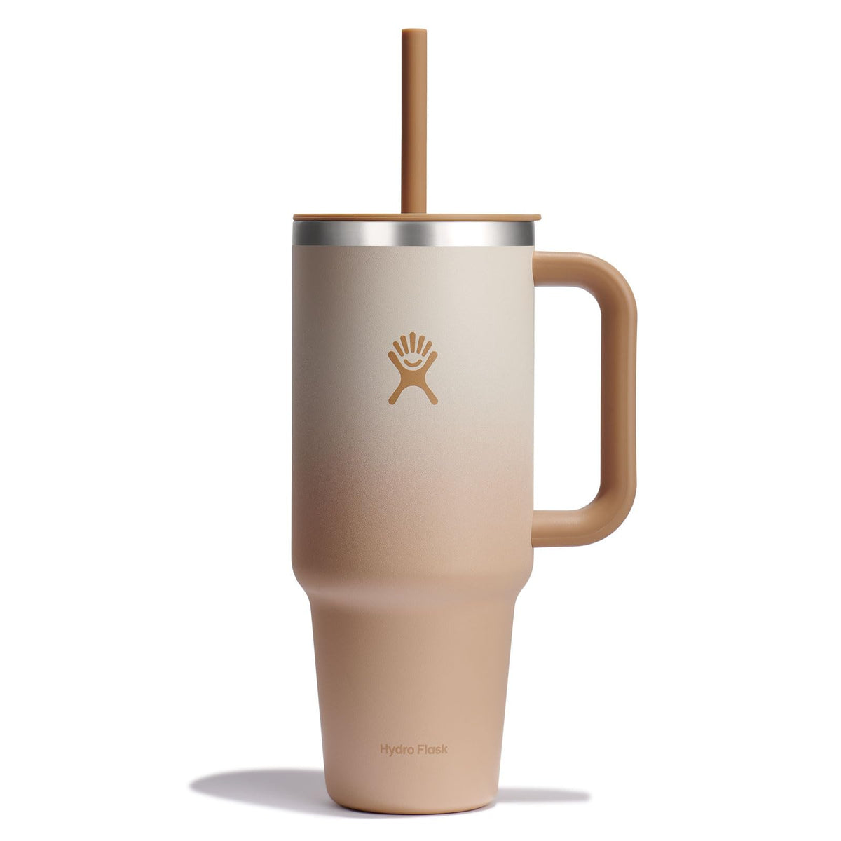 Hydro Flask 40 Oz Travel Tumbler with Handle, Lid and Straw - Insulated Stainless Steel in Sugarplum