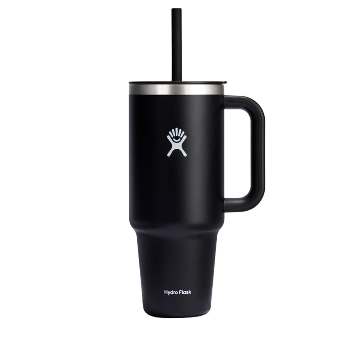 Hydro Flask 40 Oz Travel Tumbler with Handle, Lid and Straw - Insulated Stainless Steel in Sugarplum