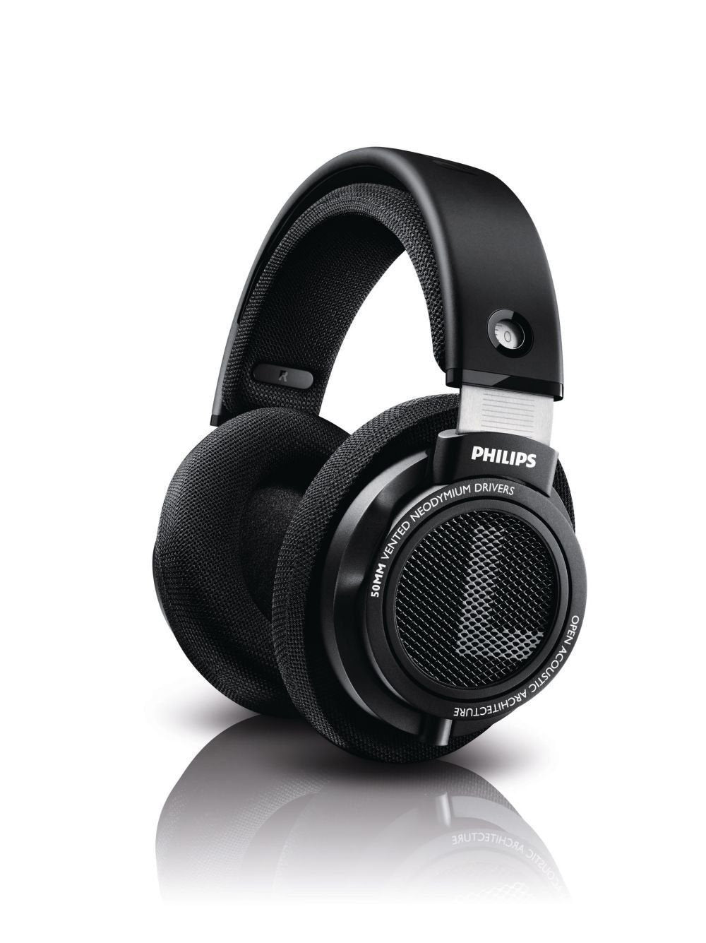 PHILIPS Over Ear Open Back Stereo Headphones Wired with Detachable Audio Jack, Studio Monitor Headphones for Recording Podcast DJ Music Piano Guitar (SHP9600)